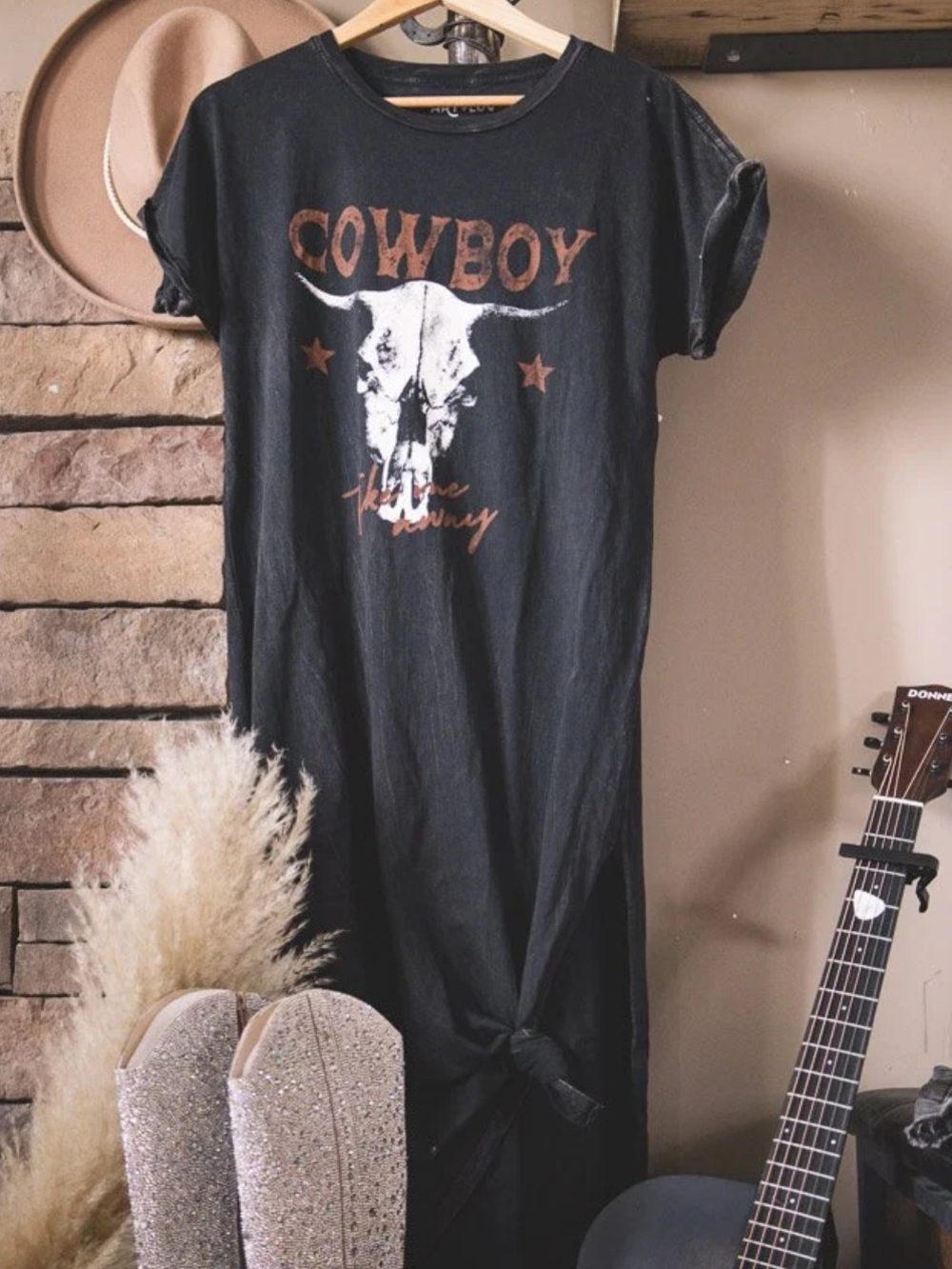HRT & LUV take me away cowboy dress size medium - Picture 2 of 4